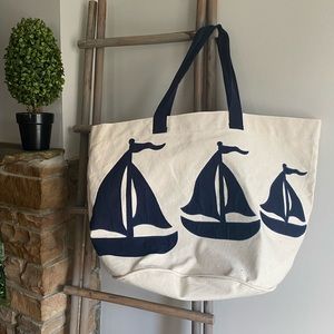 Large Nautical Theme Canvas